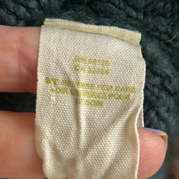 Free People Spruce Green Double Breasted Cropped Cardigan Sweater Size Small - Picture 6 of 7